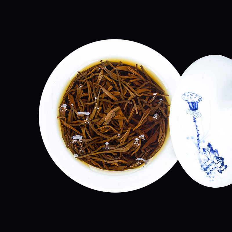 Wuyi black tea, Jinjunmei black tea, strong aroma, honey aroma