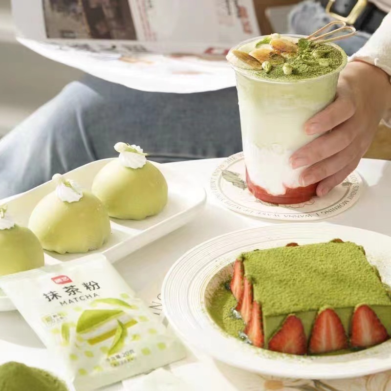 Yujinxiang Quality-Assured Matcha Powder 100g - Dedicated for Baking and Beverage Making