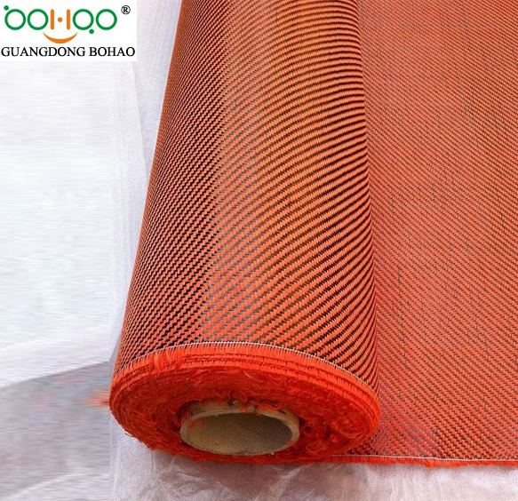 Aramid and Carbon Mixed Fabric