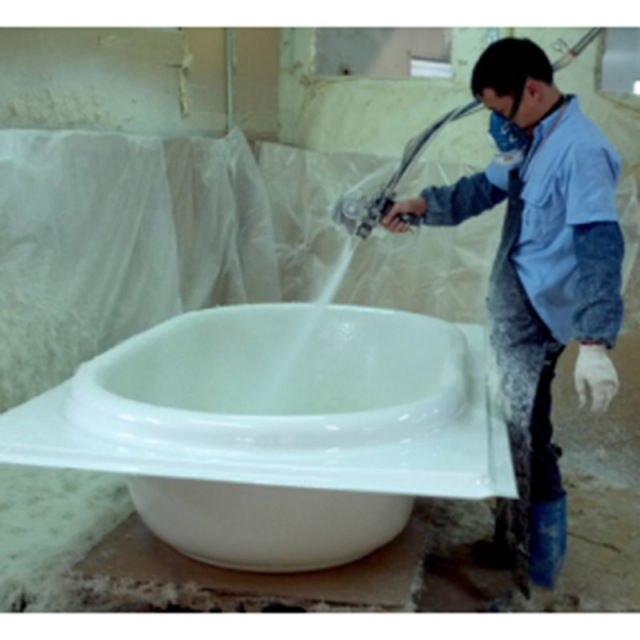 Efficient Fiberglass Resin Chopper Roving Spraying Machine for Boat Building