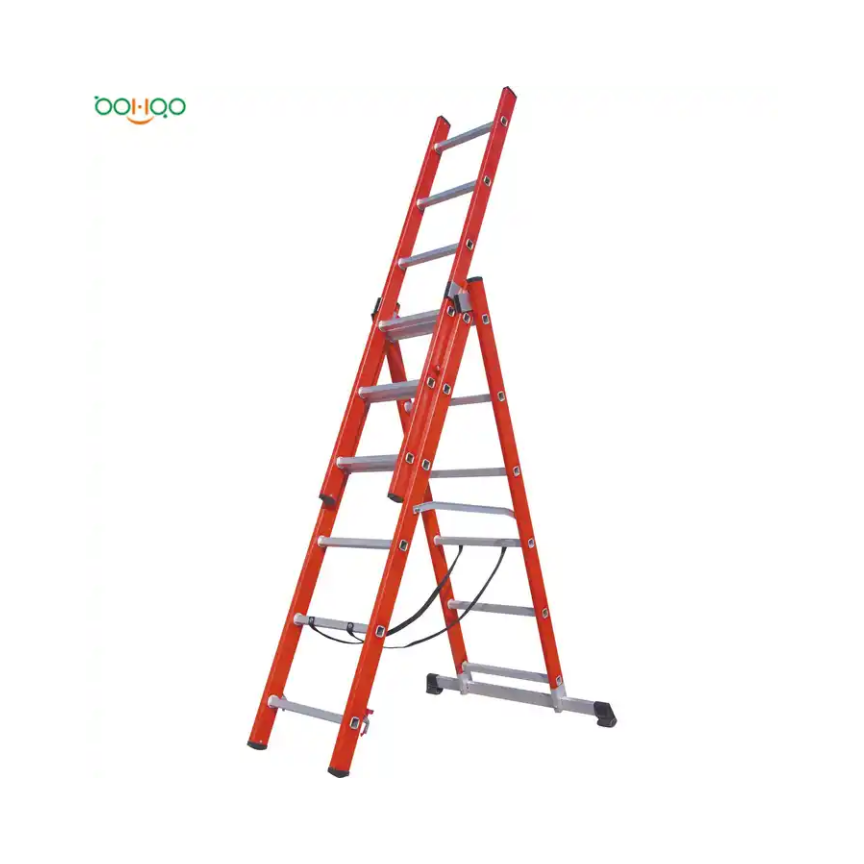 FRP Folding Ladder 4 6 8 10 12 Foot Fiberglass ladder for Industry