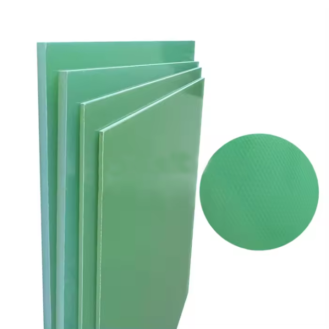Electrical Materials Epoxy Resin Fiber Glass Laminate FR4 G10 Sheet with Green Yellow Color