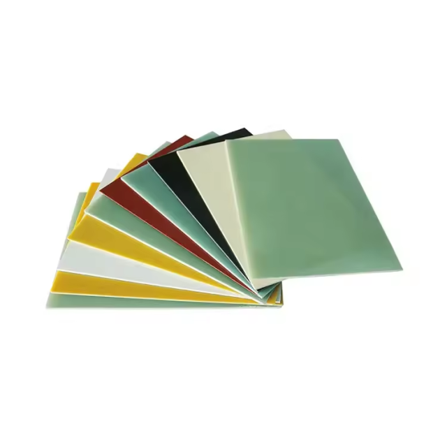 Electrical Materials Epoxy Resin Fiber Glass Laminate FR4 G10 Sheet with Green Yellow Color