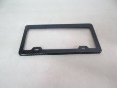 Customizable Weather Resistance Carbon Fiber License Plate Frame for Car