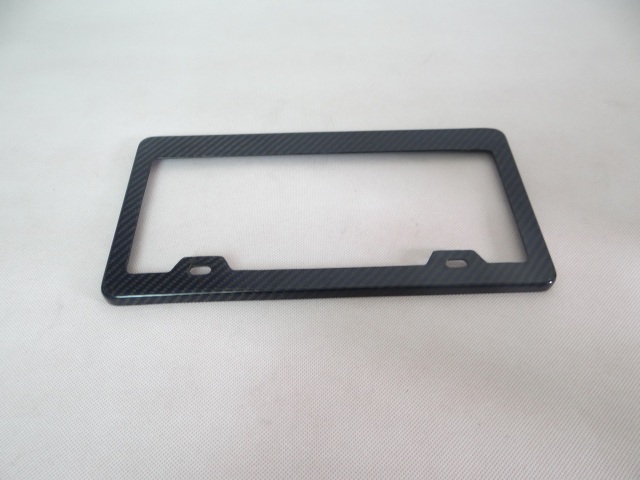 Customizable Weather Resistance Carbon Fiber License Plate Frame for Car