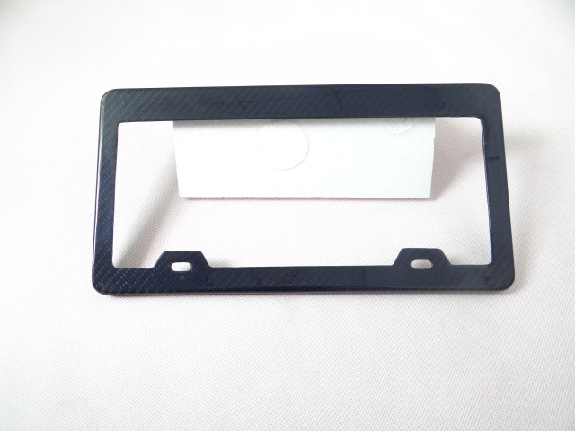 Customizable Weather Resistance Carbon Fiber License Plate Frame for Car