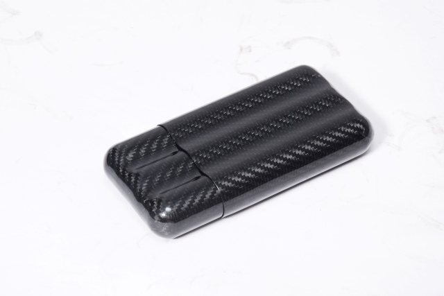 Moisture and Mold Resistance Carbon Fiber Cigar Case for Business and Gift