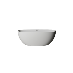 Smooth Surface Freestanding Acrylic Bathtub Fiberglass Resin Bathtub for Hotel or Home