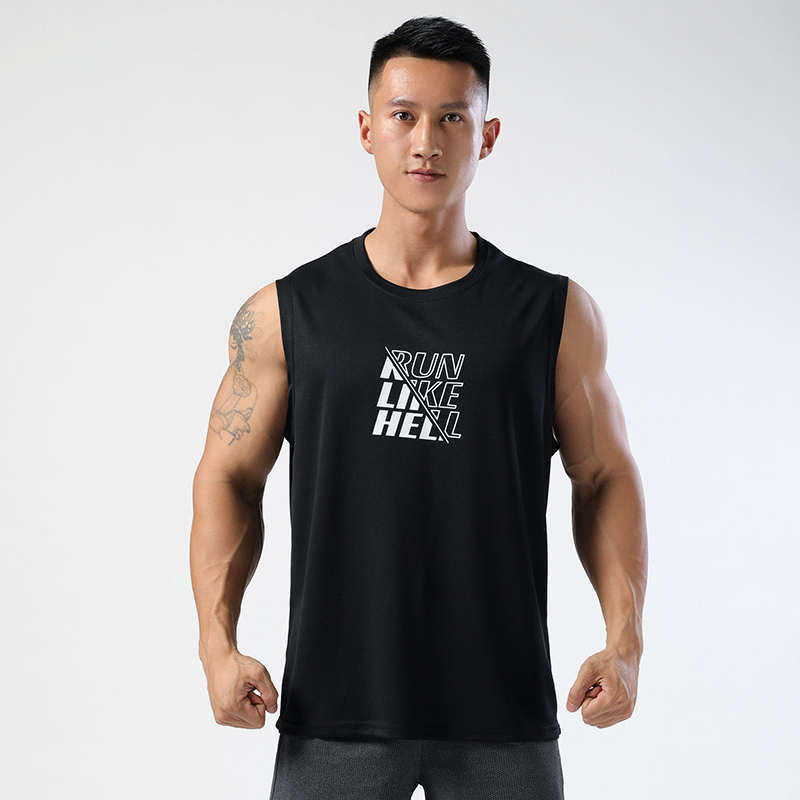 Quick drying fitness running sports vest