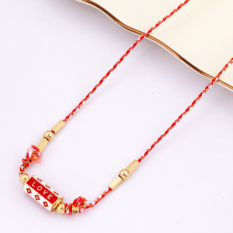 Evil Eye Necklace Amour Turkish Blue Pink Long Knotting Beaded Boho Jewelry,Women Sweater Amulet Party Summer Beach Gift For Her