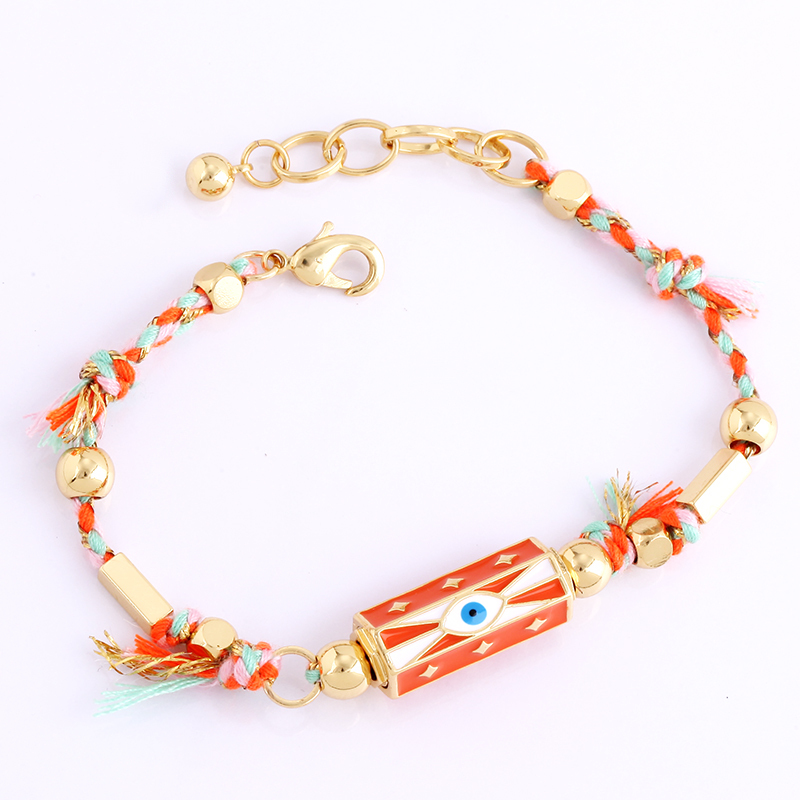 Evil Eye Love Protect Bracelet Amour Turkish Knotting Beaded Boho Jewelry,Women Amulet Party Summer Beach Valentine Gift For Her