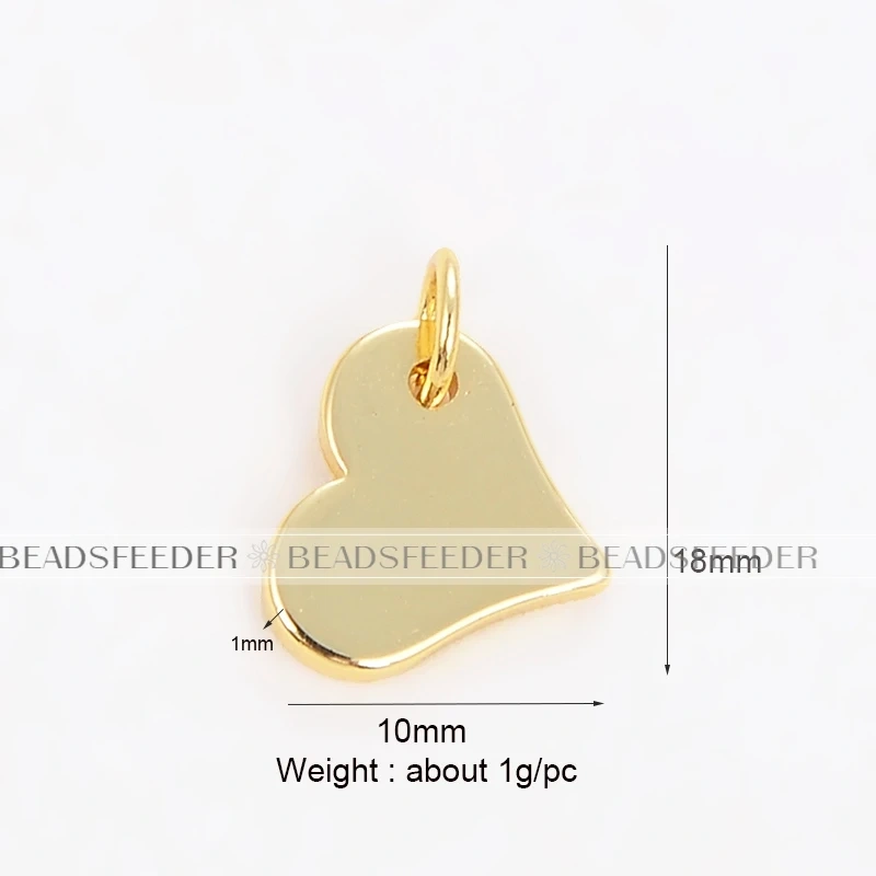 Good Luck Happy Smile Face Heart Moon Triangular Charm Attachment  , brass real gold plated , fashion jewelry findings