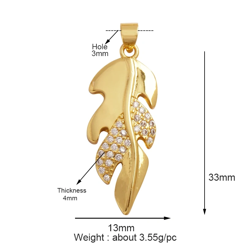 Colourful Zircon Apple Cherry Strawberry Grape Fruit Charm Pendant,Sweet 18K Gold Plated Brass Necklace for Jewelry Findings