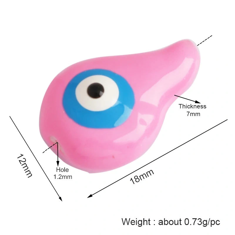 Trendy Unique Colourful Turkish Evil Luck Eye Charm Pendant,Love Heart DIY Bracelet Necklace Connector Components Supplies