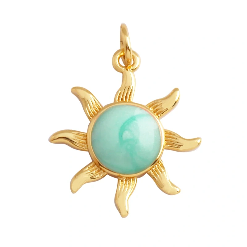 Trendy Shining Moon Star Sun Tellurion Celestial Compass Charm Pendant in Gold Colour , Jewelry Necklace Bracelet Making Supply S39
