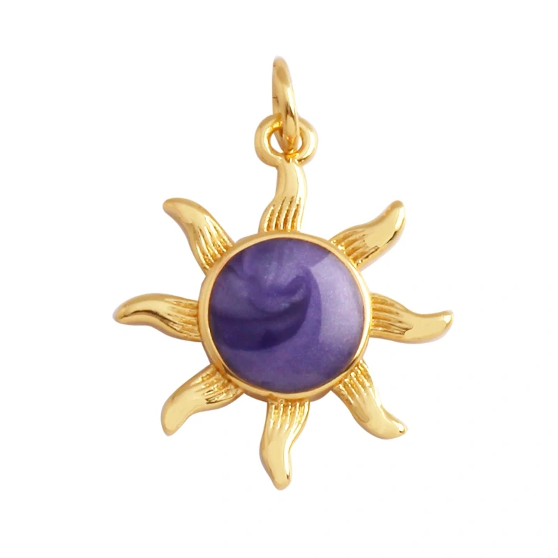 Trendy Shining Moon Star Sun Tellurion Celestial Compass Charm Pendant in Gold Colour , Jewelry Necklace Bracelet Making Supply S39