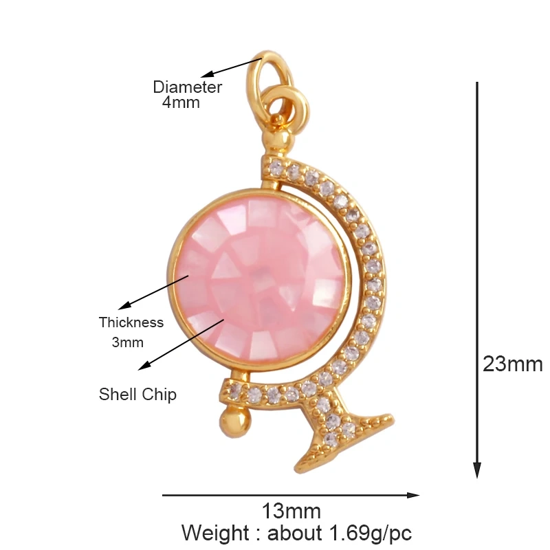 Trendy Shining Moon Star Sun Tellurion Celestial Compass Charm Pendant in Gold Colour , Jewelry Necklace Bracelet Making Supply