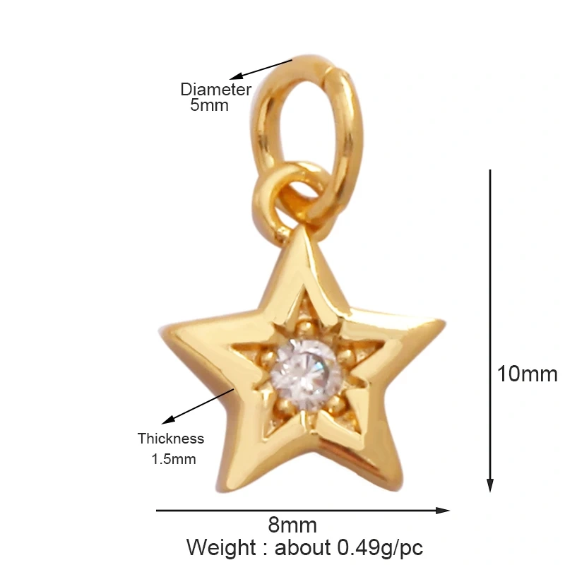 Trendy Shining Moon Star Sun Tellurion Celestial Compass Charm Pendant in Gold Colour , Jewelry Necklace Bracelet Making Supply