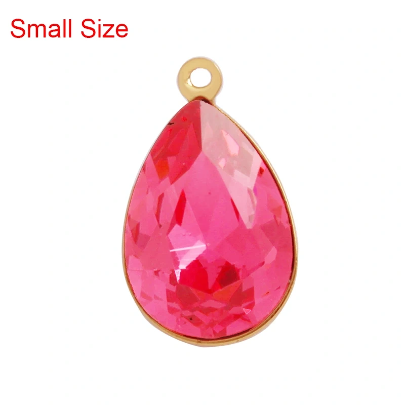 Geometry Bezel Charm Pendant with Glass,Earring Attachment,18K Gold Plated CZ Micro Pave Jewelry Findings Accessories Supplies