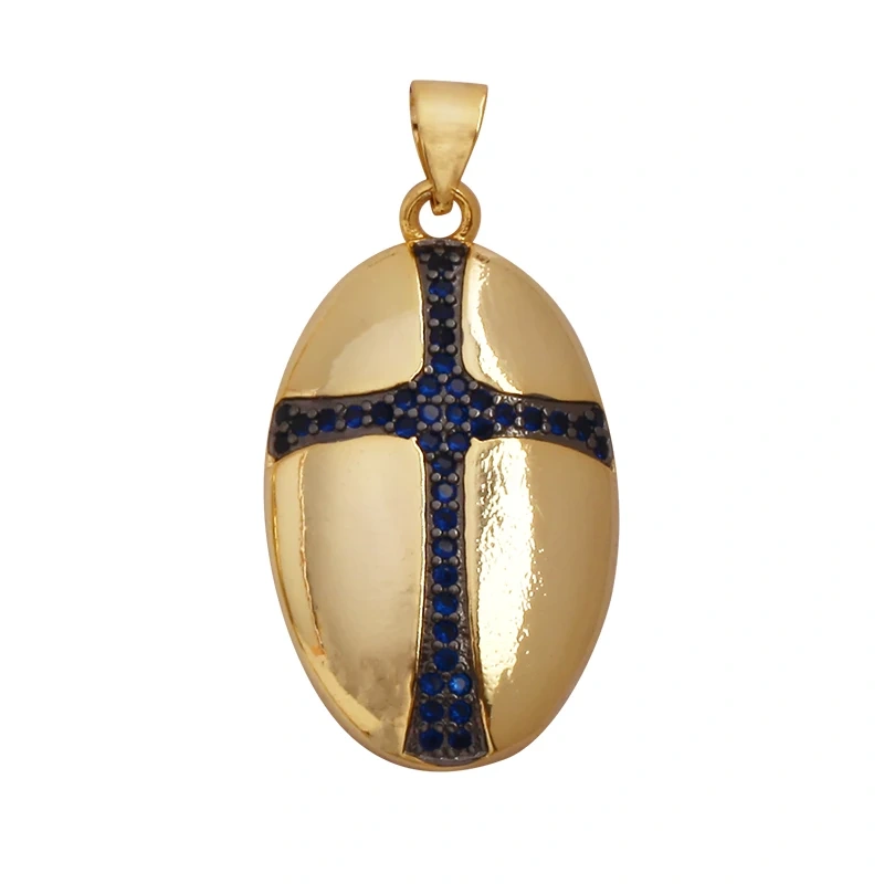 Trendy Triangle Oval Round Dice Geometry Charm Pendant,18K Gold Plated Necklace Bracelet for Jewelry Findings Daily Supplies