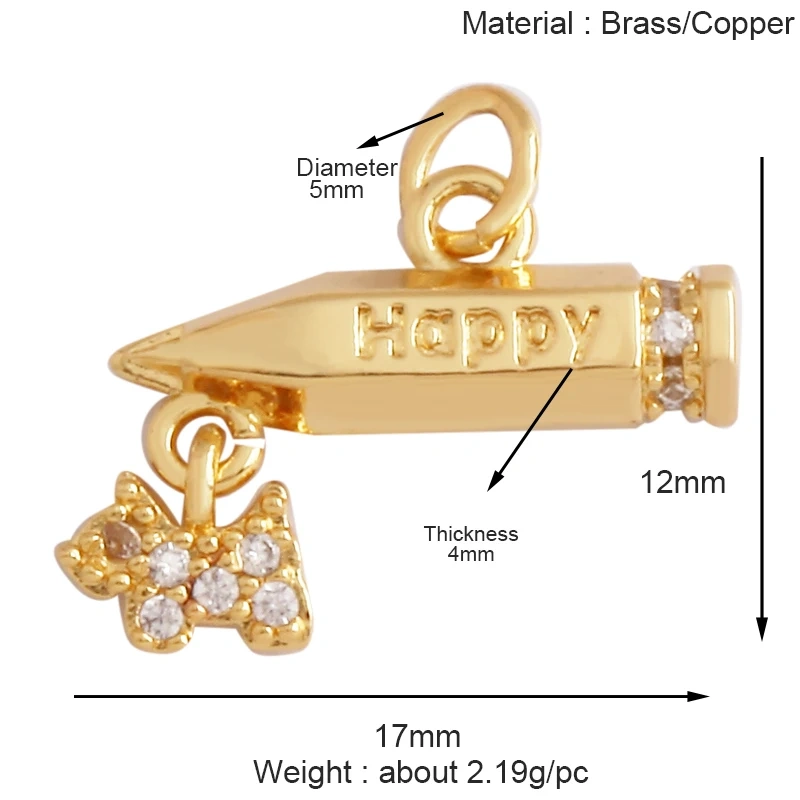 Trendy Triangle Oval Round Dice Geometry Charm Pendant,18K Gold Plated Necklace Bracelet for Jewelry Findings Daily Supplies