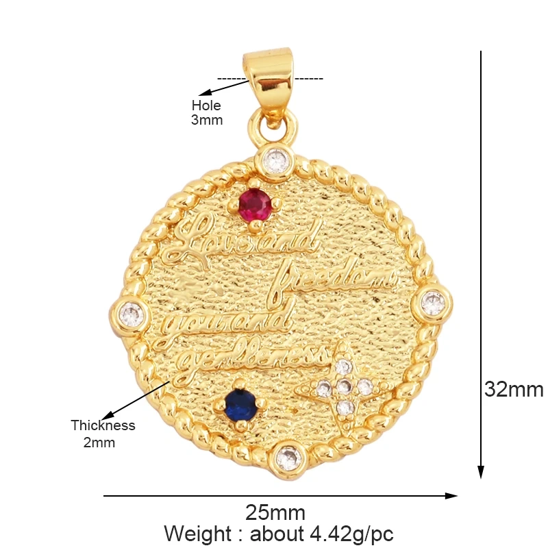 Trendy Perfume Bottle Coffee Cup Wine Glass Charm Pendant,18K Gold Plated Necklace Bracelet for Jewelry Findings Daily Supplies M18