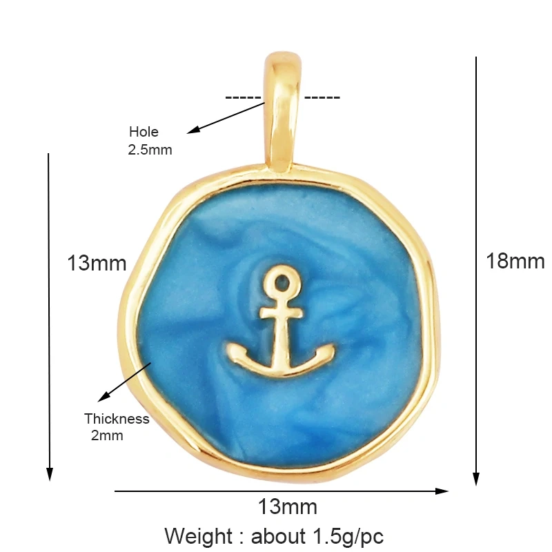 Angel Wing Flash Bolt Moon Star Heart Enamel Attachment for Necklace Bracelet Earring,Handy Craft Jewelry Supply Wholesale K07