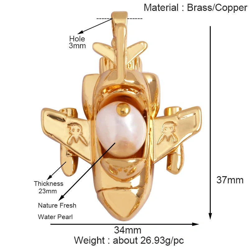 Trendy Motorbike Aircraft Cap Bag Glove Mask Charm Pendant,18K Gold Plated Necklace Bracelet Jewelry Findings Daily Supplies K41