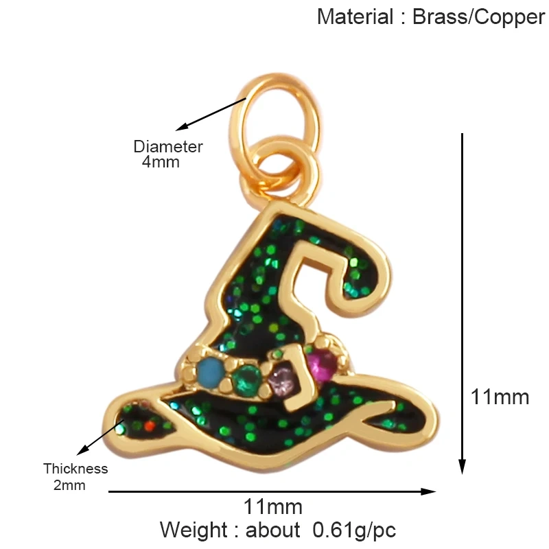 Trendy Motorbike Aircraft Cap Bag Glove Mask Charm Pendant,18K Gold Plated Necklace Bracelet Jewelry Findings Daily Supplies K41