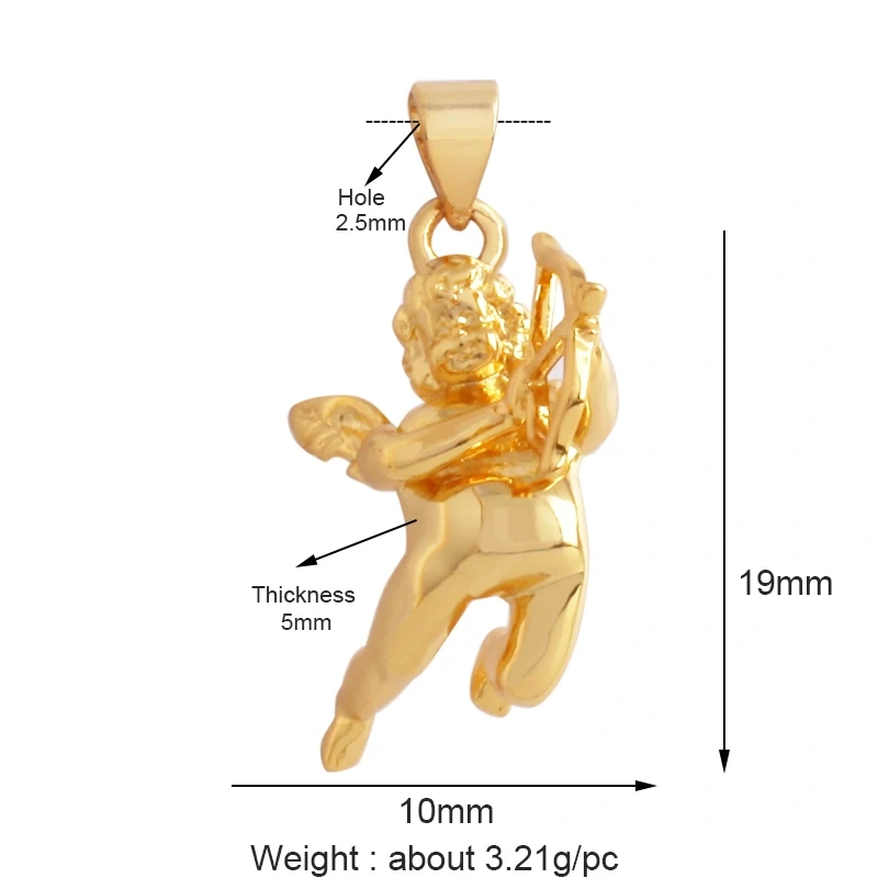 Trendy Star Moon Colorful Charm Pendant,Mini Five-Pointed Star 18K Gold Cubic Zirconia CZ Paved,Jewelry Necklace Accessories L09