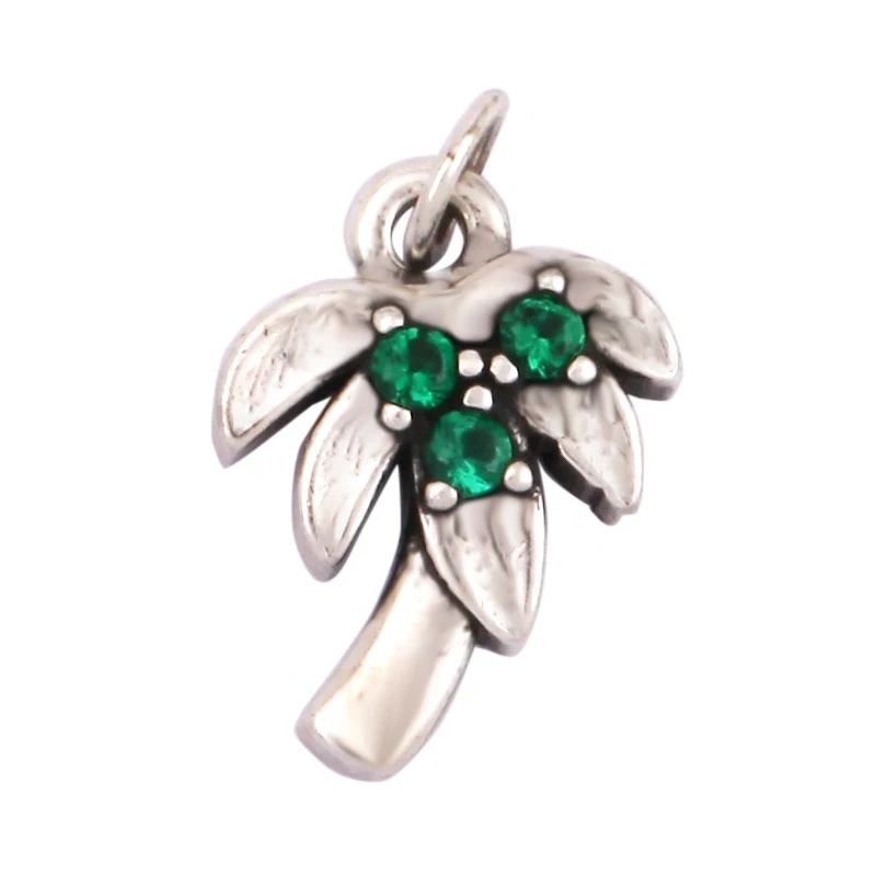 Cherry Pineapple Banana Cactus Mushroom Coconut Tree 18K Gold Charm Pendant,Bangle Earring Necklace Jewelry Findings Supply N30