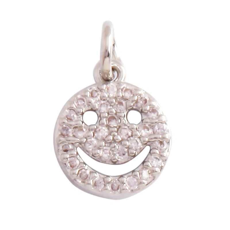 Happy Cry Face Expression Emotion  Love Call Me  Charm Pandent in Gold Colour, Jewelry Necklace Bracelet Making Supplies L92
