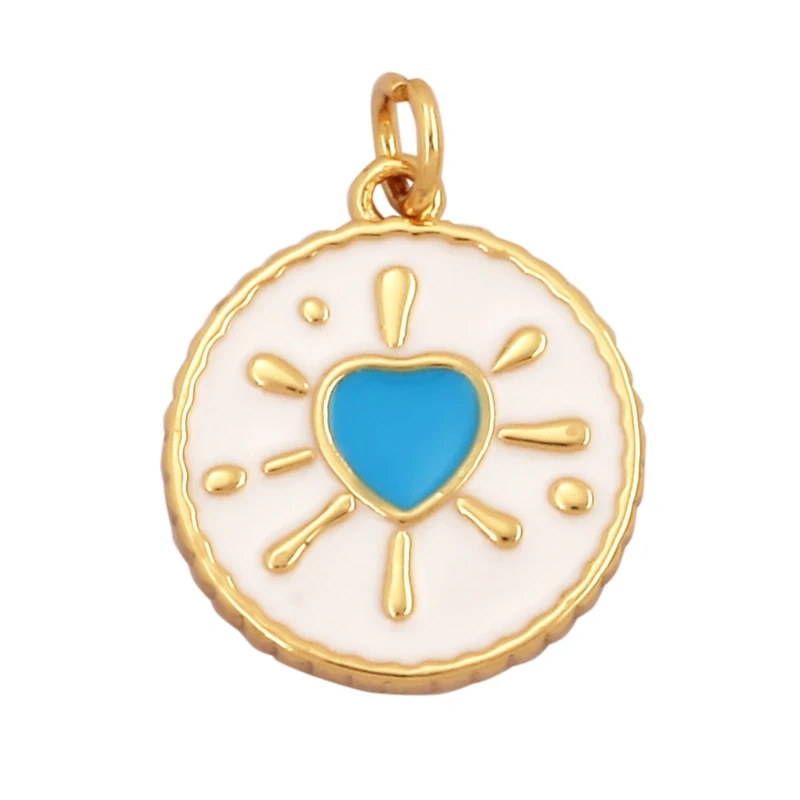 Angel Wing Flash Bolt Moon Star Heart Enamel Attachment for Necklace Bracelet Earring,Handy Craft Jewelry Supply Wholesale K07