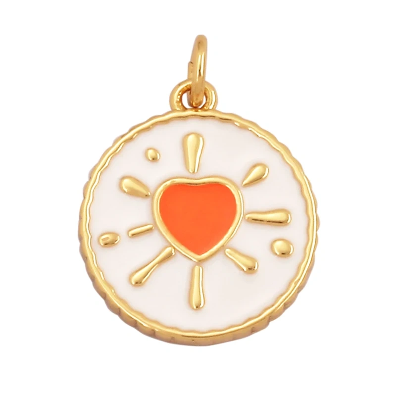 Angel Wing Flash Bolt Moon Star Heart Enamel Attachment for Necklace Bracelet Earring,Handy Craft Jewelry Supply Wholesale K07