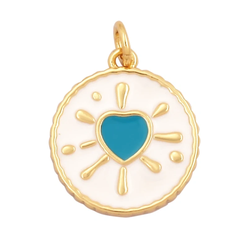 Angel Wing Flash Bolt Moon Star Heart Enamel Attachment for Necklace Bracelet Earring,Handy Craft Jewelry Supply Wholesale K07