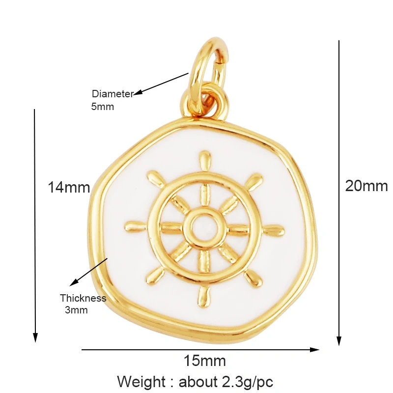 Angel Wing Flash Bolt Moon Star Heart Enamel Attachment for Necklace Bracelet Earring,Handy Craft Jewelry Supply Wholesale K07