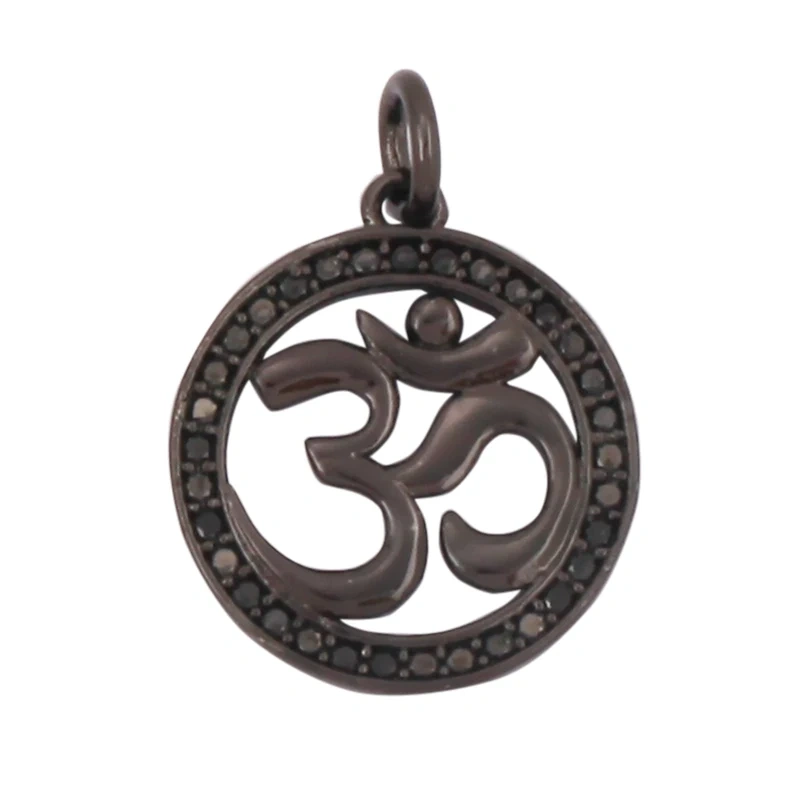 Trendy Sports Baseball Dumbbell Yoga Men's Boots Zirconia Paved Cloth Charm Pendant,18K Gold Necklace Craft Jewelry Supply L99