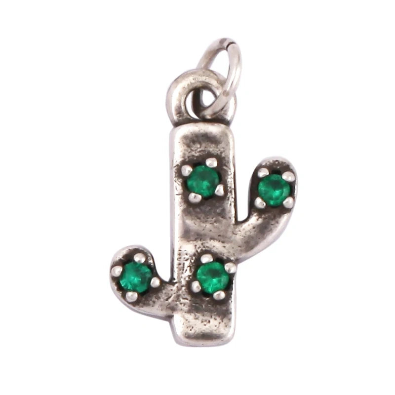 Cherry Pineapple Banana Cactus Mushroom Coconut Tree 18K Gold Charm Pendant,Bangle Earring Necklace Jewelry Findings Supply N30