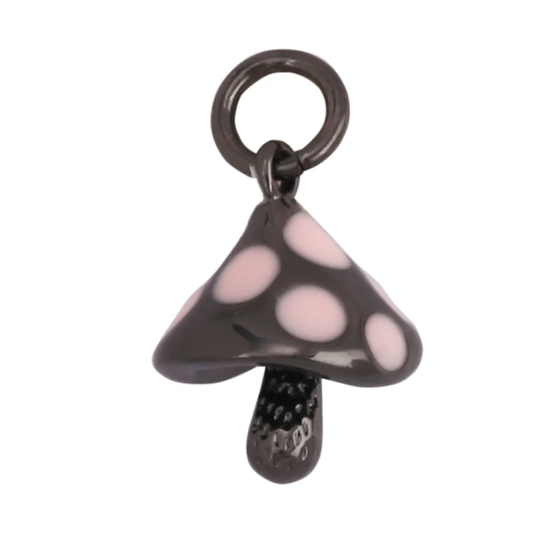 Cherry Pineapple Banana Cactus Mushroom Coconut Tree 18K Gold Charm Pendant,Bangle Earring Necklace Jewelry Findings Supply N30