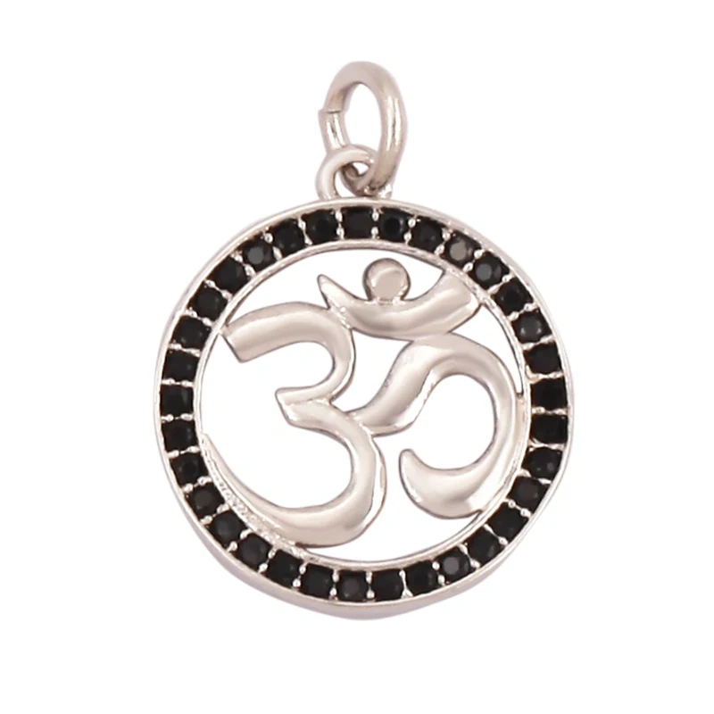 Trendy Sports Baseball Dumbbell Yoga Men's Boots Zirconia Paved Cloth Charm Pendant,18K Gold Necklace Craft Jewelry Supply L99