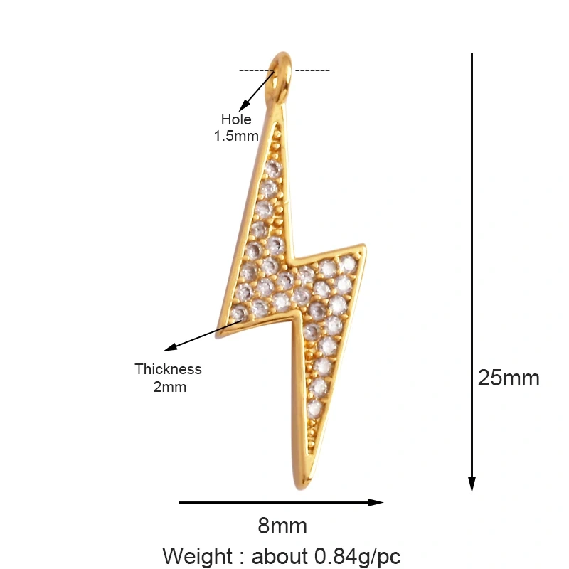 Trendy Star Moon Colorful Charm Pendant,Mini Five-Pointed Star 18K Gold Cubic Zirconia CZ Paved,Jewelry Necklace Accessories L09