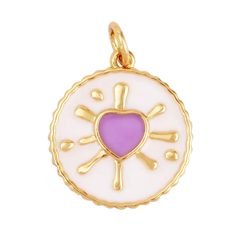 Angel Wing Flash Bolt Moon Star Heart Enamel Attachment for Necklace Bracelet Earring,Handy Craft Jewelry Supply Wholesale K07