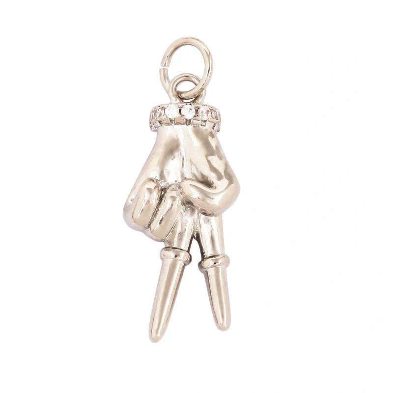 Buddha Hamsha Evil Eye Hand Charm , 18K Real Gold Plated Colour,Necklace Bracelet Pendant for Handmade Jewelry Supplies L14