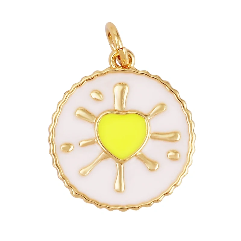 Angel Wing Flash Bolt Moon Star Heart Enamel Attachment for Necklace Bracelet Earring,Handy Craft Jewelry Supply Wholesale K07