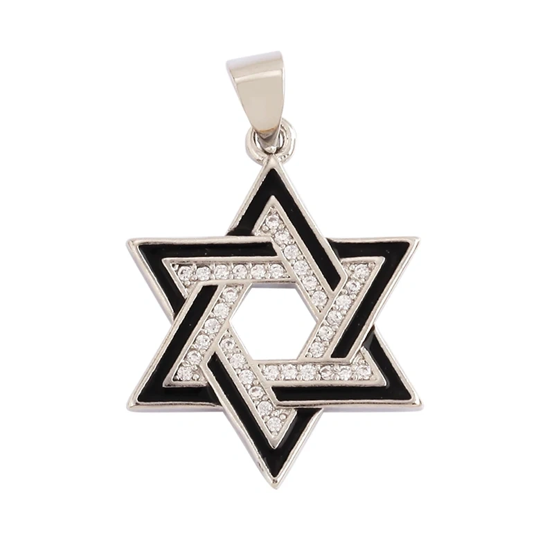 Trendy Sun Apollo Moon Star Shell Charm Pendant,Real Gold Plated Cubic Zirconia Paved,Jewelry Necklace Bracelet Accessories M56