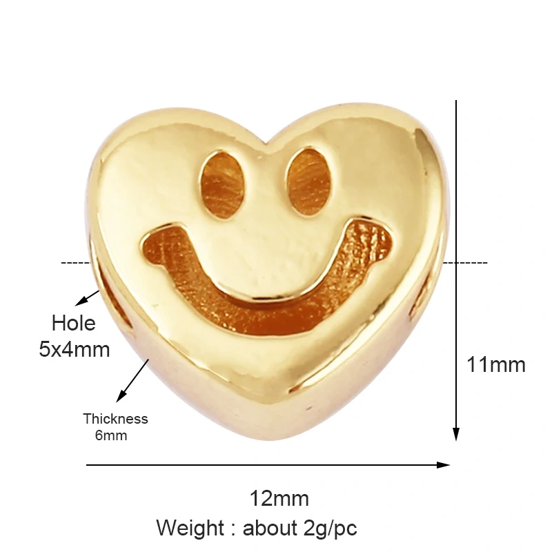 Happy Cry Face Expression Emotion  Love Call Me  Charm Pandent in Gold Colour, Jewelry Necklace Bracelet Making Supplies L92