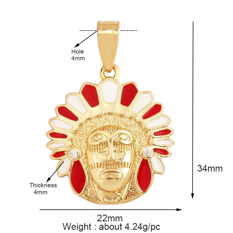 Statue of Liberty Angel Eagle Money Coin Charm Pendant,18K Gold Plated Colour,Necklace Bracelet for Handmade Jewelry Supply L27