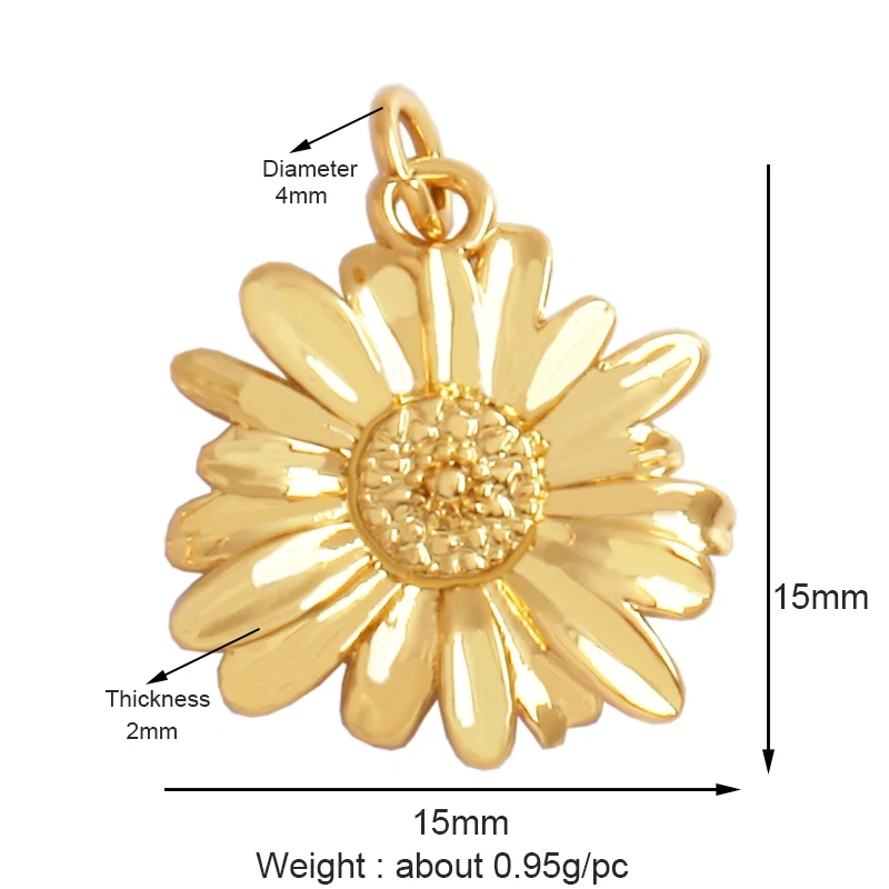 Romantic Sweet Fashion Colorful Rose Sun Flower Bamboo Tree Charm Pendant,Enamel Coin Rainbow Girl Gift Party Jewelry Supply K44