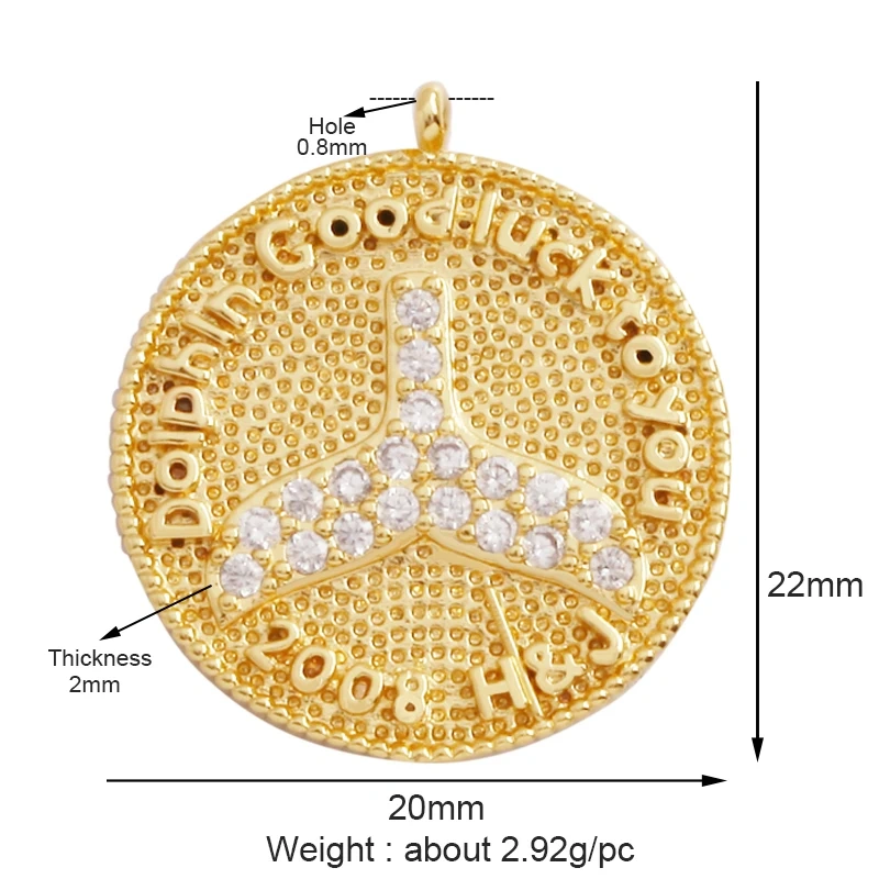 Fish Monta Ray Marine Organism Sea Conch Shell Nautil Coral Branch Charm Pendant,Gold Plated Zircon Jewelry Finding Supplies P02