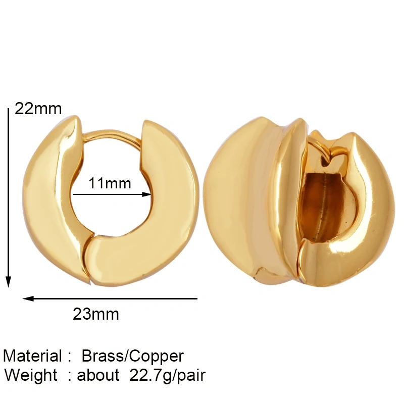 Fashion Elegant Luxury Flashing Bolt Big Hoop Earring,Bohemian Style Geometry 18K Gold Plated Colorful Enamel Jewelry Supply P05